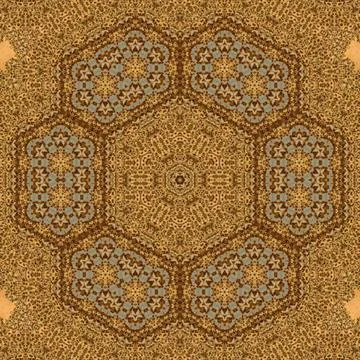 Repeated pattern design for Moroccan textile, surface, sublimation print Illustrazione stock