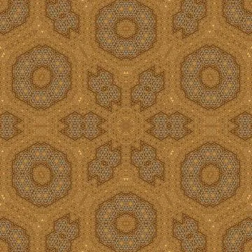 Repeated pattern design for Moroccan textile, surface, sublimation print Stock Illustration