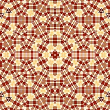 Repeated pattern design for Moroccan textile, surface, sublimation print Stock Illustration
