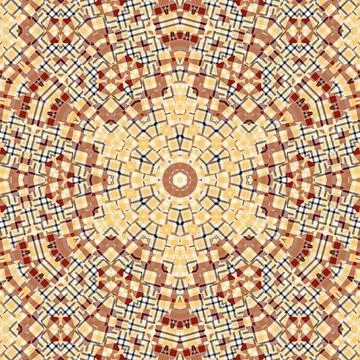 Repeated pattern design for Moroccan textile, surface, sublimation print Stock Illustration