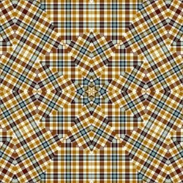 Repeated pattern design for Moroccan textile, surface, sublimation print Stock Illustration