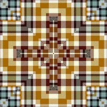 Repeated pattern design for Moroccan textile, surface, sublimation print Stock Illustration