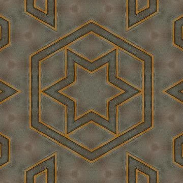 Repeated pattern design for Moroccan textile, surface, sublimation print Stock Illustration