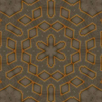 Repeated pattern design for Moroccan textile, surface, sublimation print Illustrazione stock