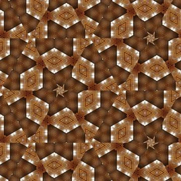 Repeated pattern design for Moroccan textile, surface, sublimation print Illustrazione stock