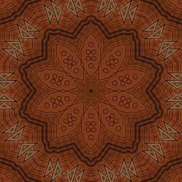 Repeated pattern design for Moroccan textile, surface, sublimation print Illustrazione stock