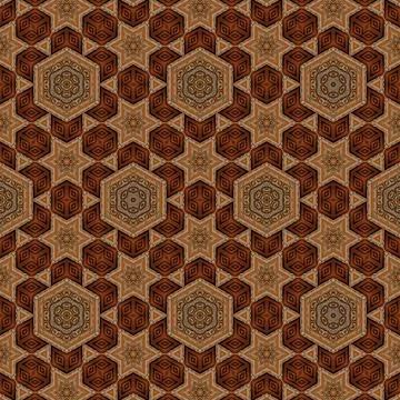 Repeated pattern design for Moroccan textile, surface, sublimation print Stock Illustration