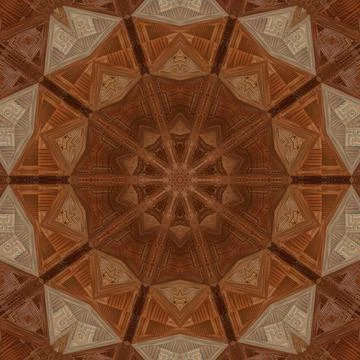Repeated pattern design for Moroccan textile, surface, sublimation print Stock Illustration