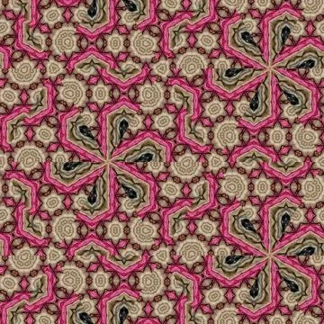 Repeated pattern design for Moroccan textile, surface, sublimation print Stock Illustration
