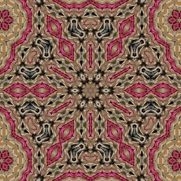 Repeated pattern design for Moroccan textile, surface, sublimation print Illustrazione stock