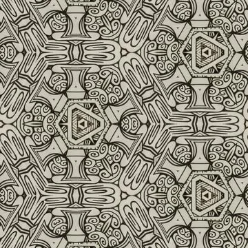 Repeated pattern design for Moroccan textile, surface, sublimation print Illustrazione stock