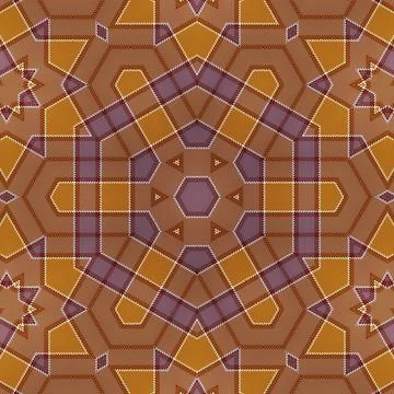 Repeated pattern design for Moroccan textile, surface, sublimation print Stock Illustration