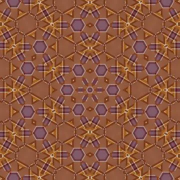 Repeated pattern design for Moroccan textile, surface, sublimation print Stock Illustration