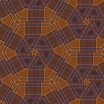 Repeated pattern design for Moroccan textile, surface, sublimation print Stock Illustration