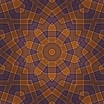 Repeated pattern design for Moroccan textile, surface, sublimation print Stock Illustration