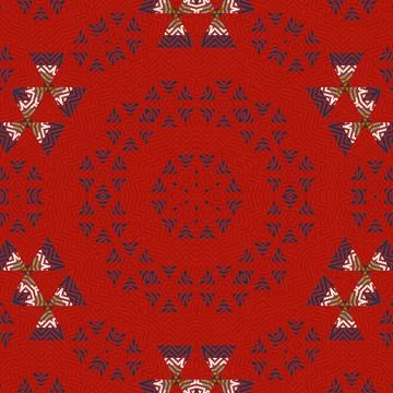 Repeated pattern design for Moroccan textile, surface, sublimation print Illustrazione stock