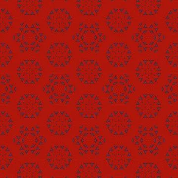 Repeated pattern design for Moroccan textile, surface, sublimation print Stock Illustration