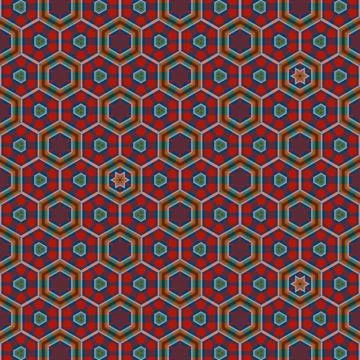 Repeated pattern design for Moroccan textile, surface, sublimation print Illustrazione stock