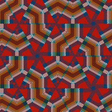 Repeated pattern design for Moroccan textile, surface, sublimation print Illustrazione stock