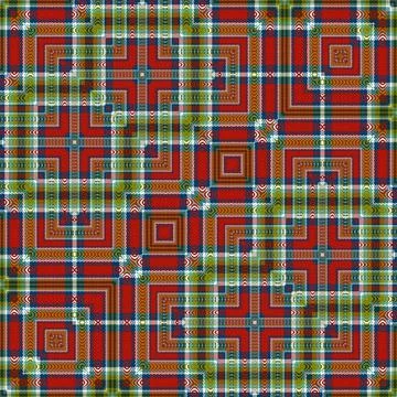 Repeated pattern design for Moroccan textile, surface, sublimation print Stock Illustration
