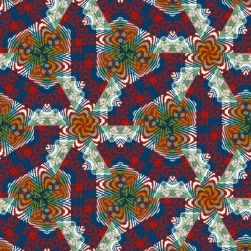 Repeated pattern design for Moroccan textile, surface, sublimation print 스톡 일러스트