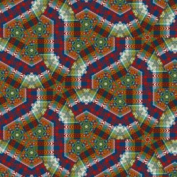 Repeated pattern design for Moroccan textile, surface, sublimation print Illustrazione stock