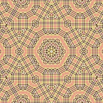 Repeated pattern design for Moroccan textile, surface, sublimation print Stock Illustration