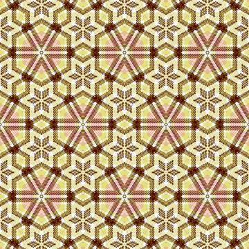 Repeated pattern design for Moroccan textile, surface, sublimation print Stock Illustration