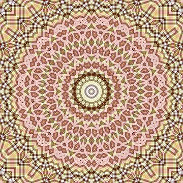 Repeated pattern design for Moroccan textile, surface, sublimation print Stock Illustration