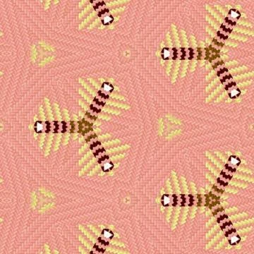Repeated pattern design for Moroccan textile, surface, sublimation print Stock Illustration
