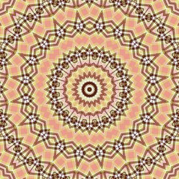 Repeated pattern design for Moroccan textile, surface, sublimation print Stock Illustration