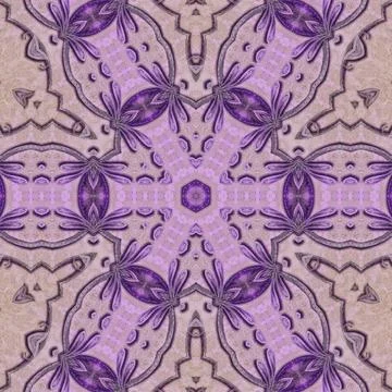 Repeated pattern design for Moroccan textile, surface, sublimation print Stock Illustration