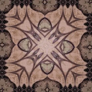 Repeated pattern design for Moroccan textile, surface, sublimation print Stock Illustration