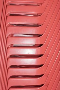 Repeated Pattern of Stacks of Red Chair Stock Photos