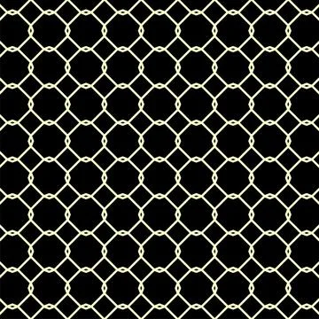 Repeated plait quadrangles on black pattern vector design Stock Illustration