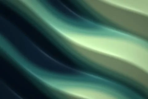 Repeated raised-looking wave bands run diagonally across a teal and pale gr.. イラスト素材