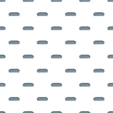 Repeated rounded rectangular shapes creating seamless pattern Stock Illustration