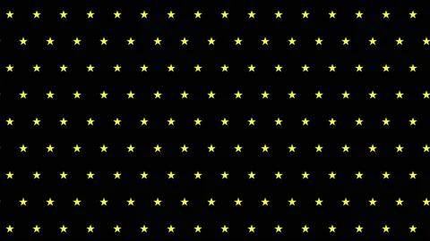 Repeated star-shaped illustration background animation (seamless loop) Stock Footage 156559892