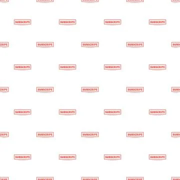Repeated subscribe buttons creating a seamless pattern Stock Illustration