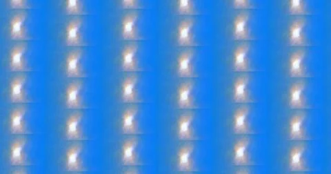 Repeated Sunlit Sky Pattern Showing Vivid Blue Illustrazione stock