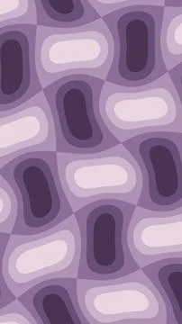 A repeating abstract arrangement of rounded dark purple and pale lavender f.. Stock Illustration