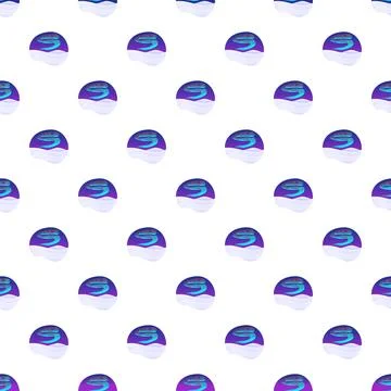 Repeating abstract blue purple wavy pattern design Stock Illustration
