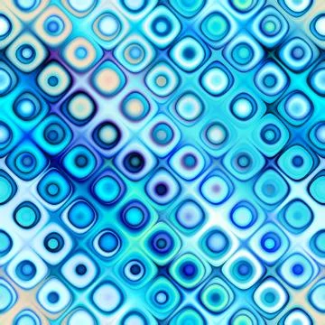 Repeating  abstract bubbles pattern Stock Illustration