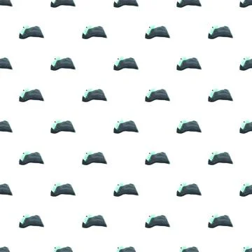 Repeating abstract gray and blue shapes pattern design Stockillustratie