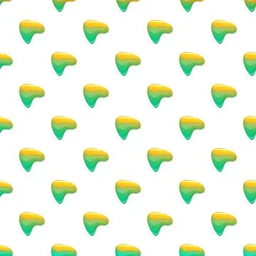 Repeating abstract organic shapes creating modern pattern Illustrazione stock