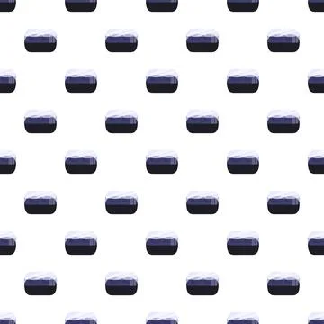 Repeating abstract purple and white container pattern 스톡 일러스트