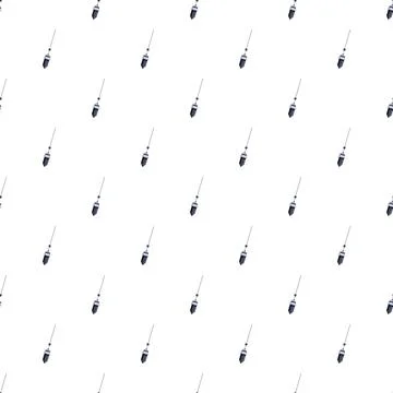 Repeating amethyst crystal pendant design as seamless pattern Stock Illustration