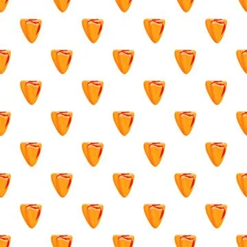 Repeating apricot fruit pattern forming a seamless background Illustrazione stock