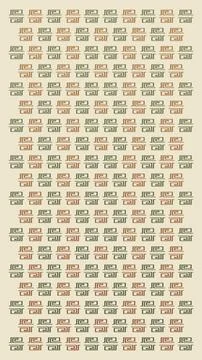 A repeating arrangement of ancient-inspired linear motifs in muted sage, te.. 스톡 일러스트