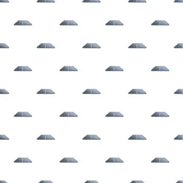 Repeating asphalt road pattern on white background Stock Illustration